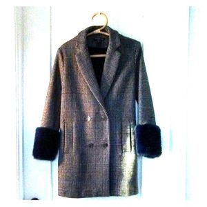 Trf by Zara Wool Blend Coat